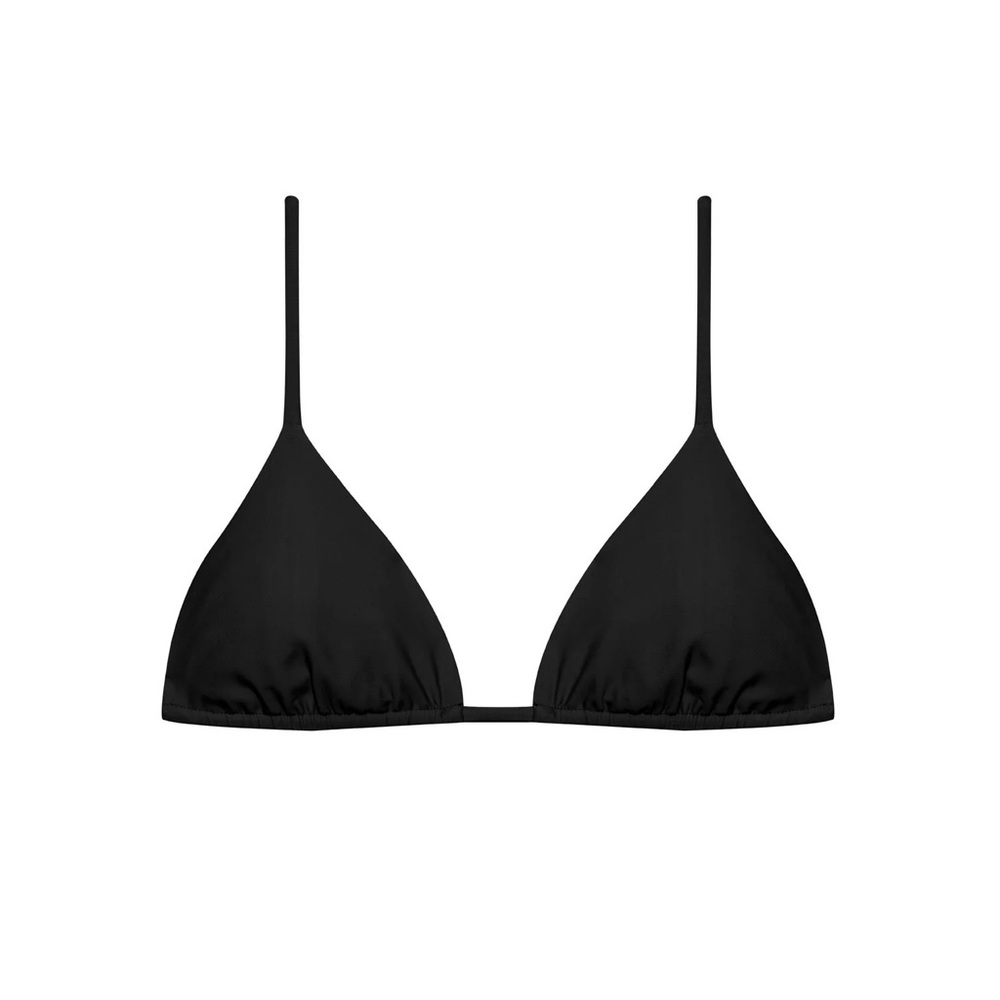 Jade Swim Via Black Bikini Top